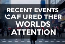 Dünyanın Dikkatini Çeken Son Günlerdeki Olaylar Recent Events That Have Captured the World's Attention