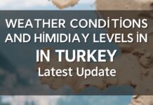 Türkiye’de Hava Durumu ve Nem Seviyeleri: Son Güncellemeler Weather Conditions and Humidity Levels in Turkey: Latest Updates