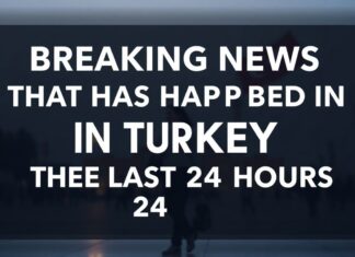 Türkiye’de Son 24 Saatte Gerçekleşen Anlık Haberler Breaking News That Has Happened in Turkey in the Last 24 Hours