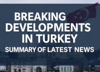Türkiye’de Son Dakika Gelişmeler: Güncel Haberler Özeti Breaking Developments in Turkey: Summary of Latest News
