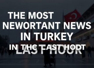 Türkiye’de Son Saatte Olan En Önemli Haberler The Most Important News in Turkey in the Last Hour